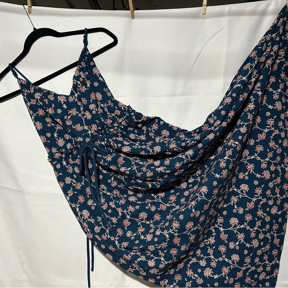 Floral Blue Sun Dress